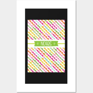 Bold Green Pattern Notebook Posters and Art